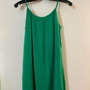 New silk look (polyester though) cute dress. S.